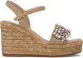 ALMA EN PENA Esparto Stone Platform Sandal - Grijs