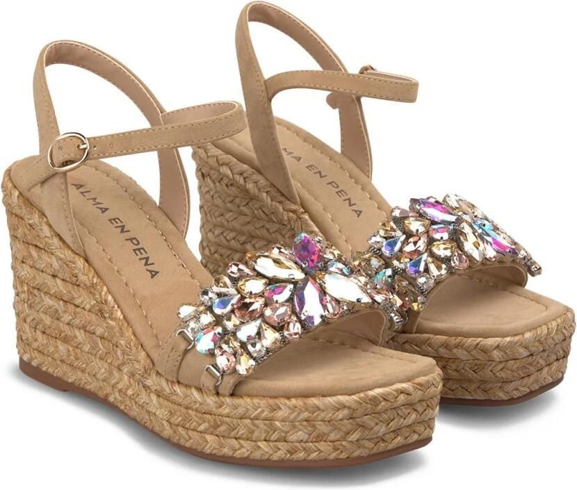 ALMA EN PENA Esparto Stone Platform Sandal - Foto 2