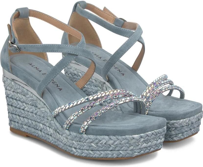 Alma EN Pena Esparto Wedge Sandal Multiposition Straps - Foto 2