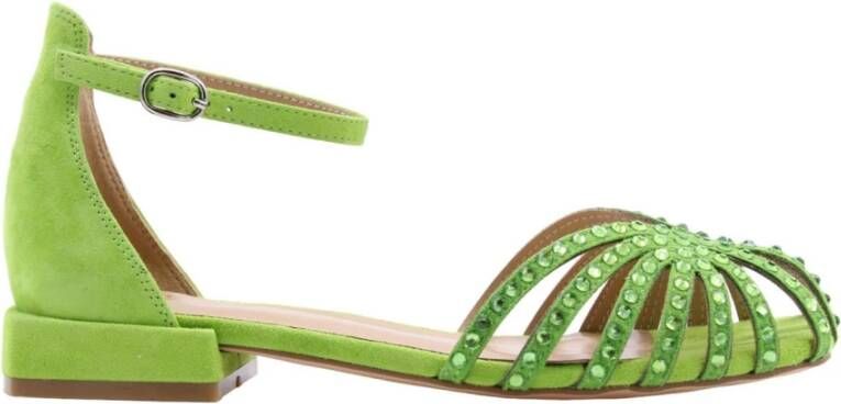 Alma en Pena Stijlvolle Wedges voor elke gelegenheid Green Dames - Foto 8