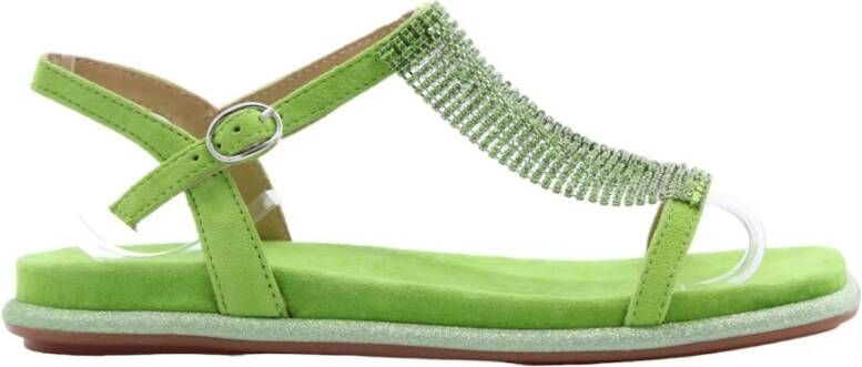 Alma en Pena Stijlvolle Wedges voor elke gelegenheid Green Dames - Foto 9