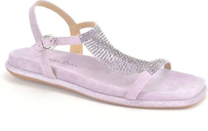 Alma en Pena Flat Sandals Purple Dames