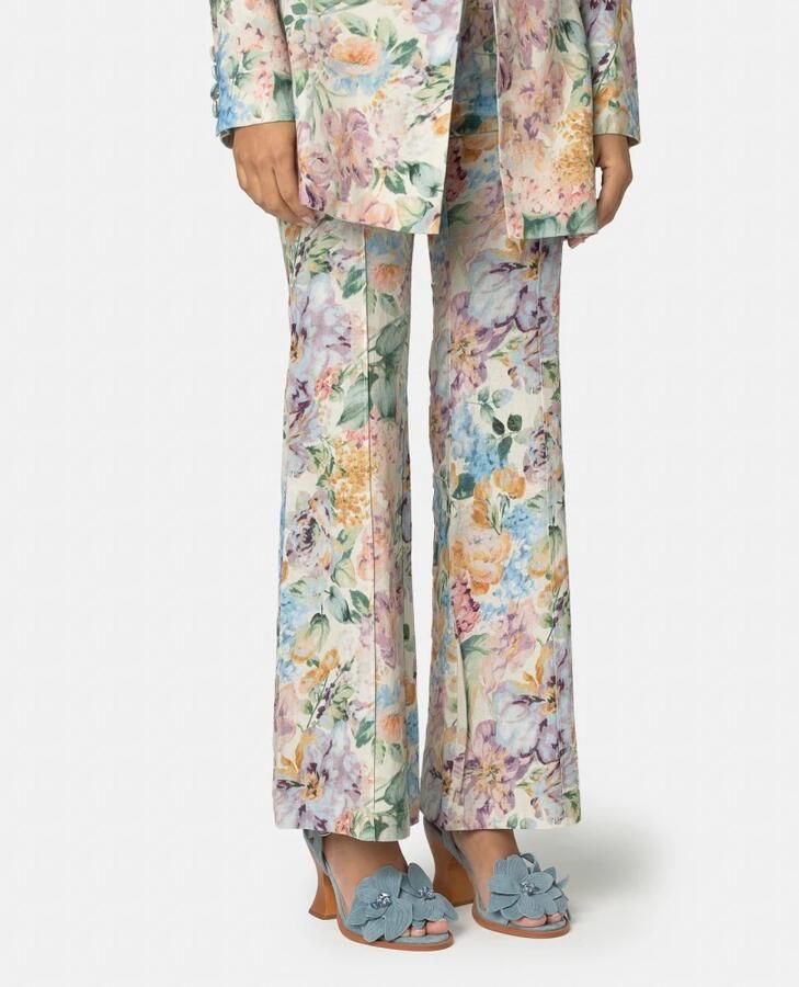 Alma EN Pena Flower Detail Sandal With Wooden Heel - Foto 2