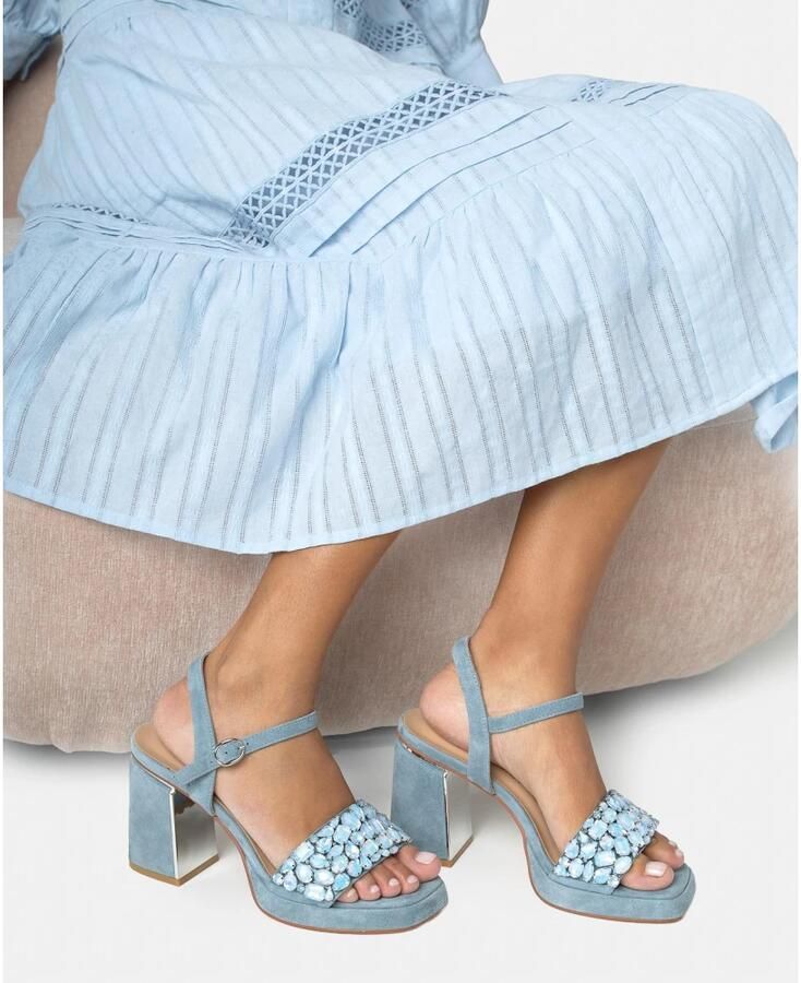 Alma EN Pena Front Rhinestone Sandal - Foto 2