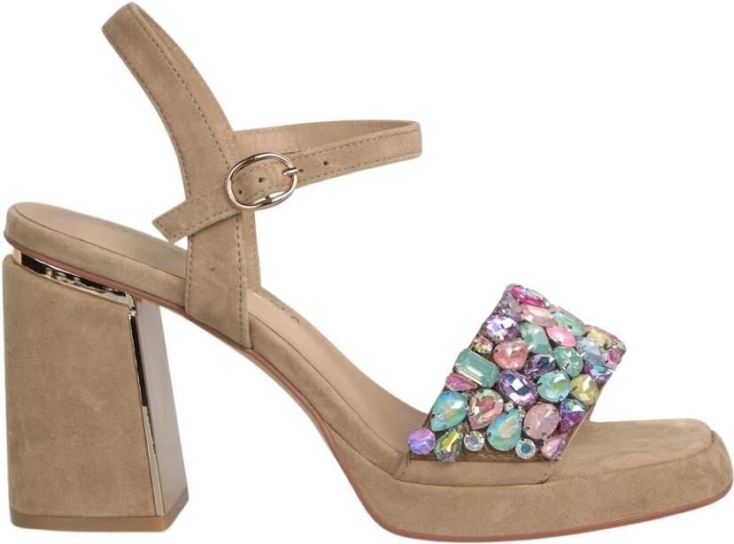 Alma EN Pena Front Rhinestone Sandal