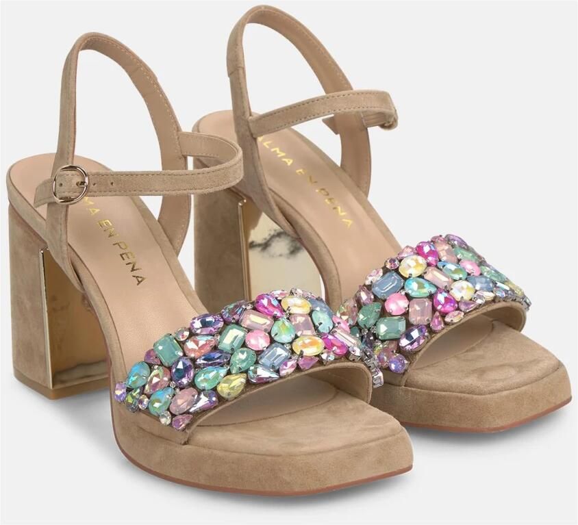 Alma EN Pena Front Rhinestone Sandal - Foto 2