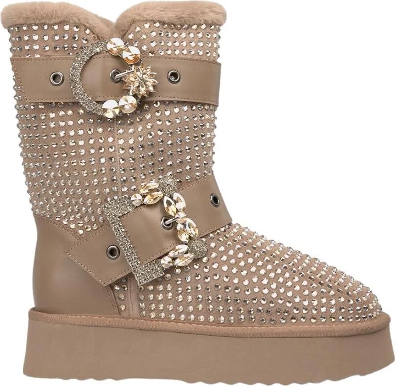 Alma EN Pena Fur Enkelboot met Gespen