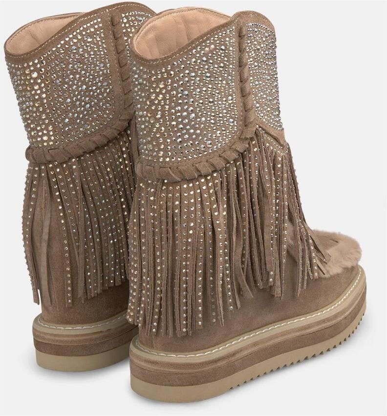 Alma EN Pena Fur Fringed Bootie - Foto 2