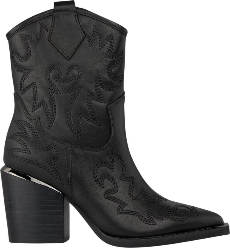 Alma EN Pena Geborduurde enkellaarsjes met hak