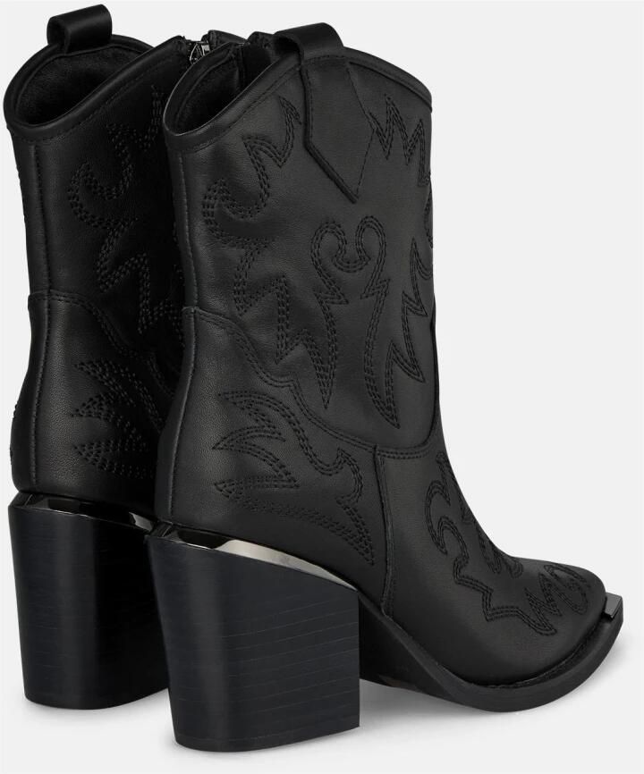 Alma EN Pena Geborduurde enkellaarsjes met hak - Foto 2