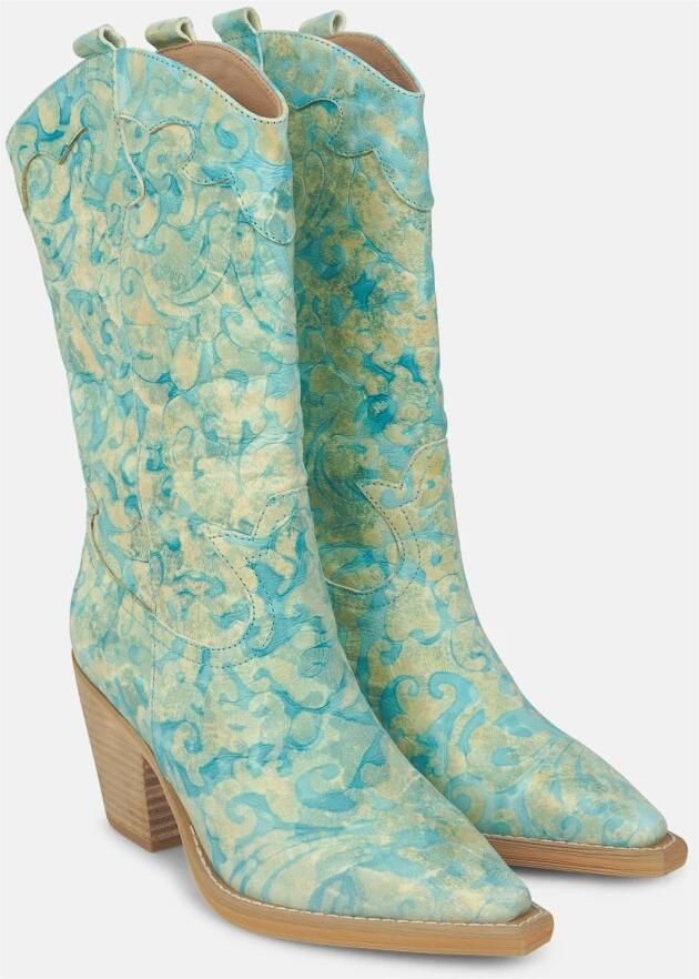 Alma EN Pena Geborduurde laars met hak