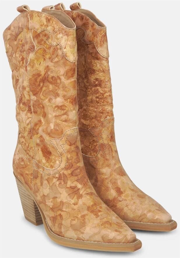 Alma EN Pena Geborduurde laars met hak