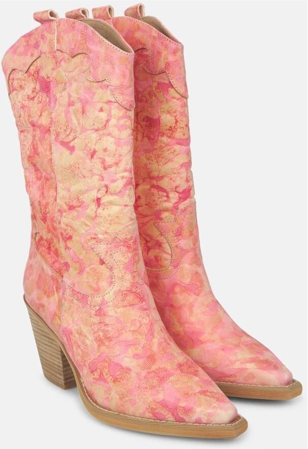 Alma EN Pena Geborduurde laars met hak