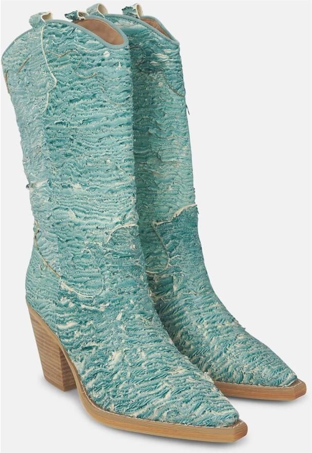 Alma EN Pena Geborduurde laars met hak