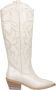 Alma en Pena Geborduurde platte laars White Dames - Thumbnail 1