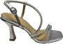 Alma en Pena Gelamineerde leren sandalen 10cm hak Gray Dames - Thumbnail 1