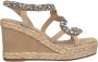 Alma en Pena Gevlochten hak sandaal Beige Dames - Thumbnail 9