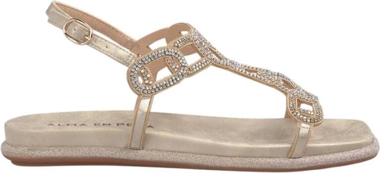 Alma EN Pena Glanzende strass band sandaal