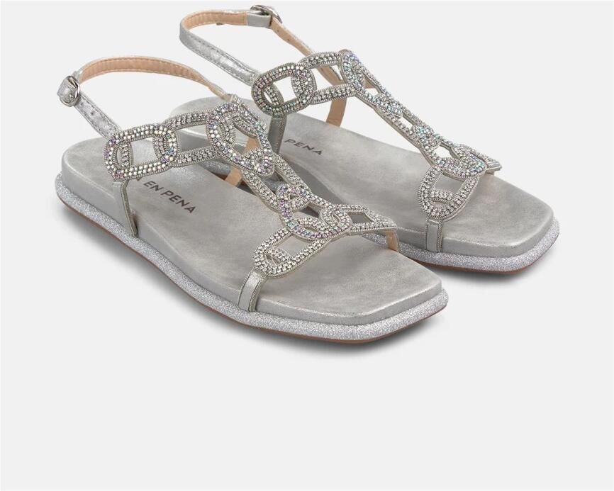 Alma EN Pena Glanzende strassband sandaal