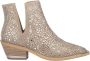 Alma en Pena Glitter Bootie met puntige neus Brown Dames - Thumbnail 1