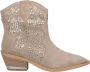 Alma en Pena Glitter Enkellaarsjes Brown Dames - Thumbnail 1