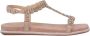 Alma en Pena Glitter Flat Sandal Pink Dames - Thumbnail 2