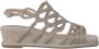 Alma en Pena Glitter Platform Sandal Gray Dames - Thumbnail 2