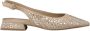 Alma en Pena Glitter Platte Schoen Beige Dames - Thumbnail 1
