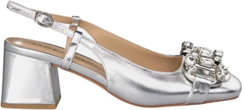 Alma en Pena Hakken met strass detail Gray Dames