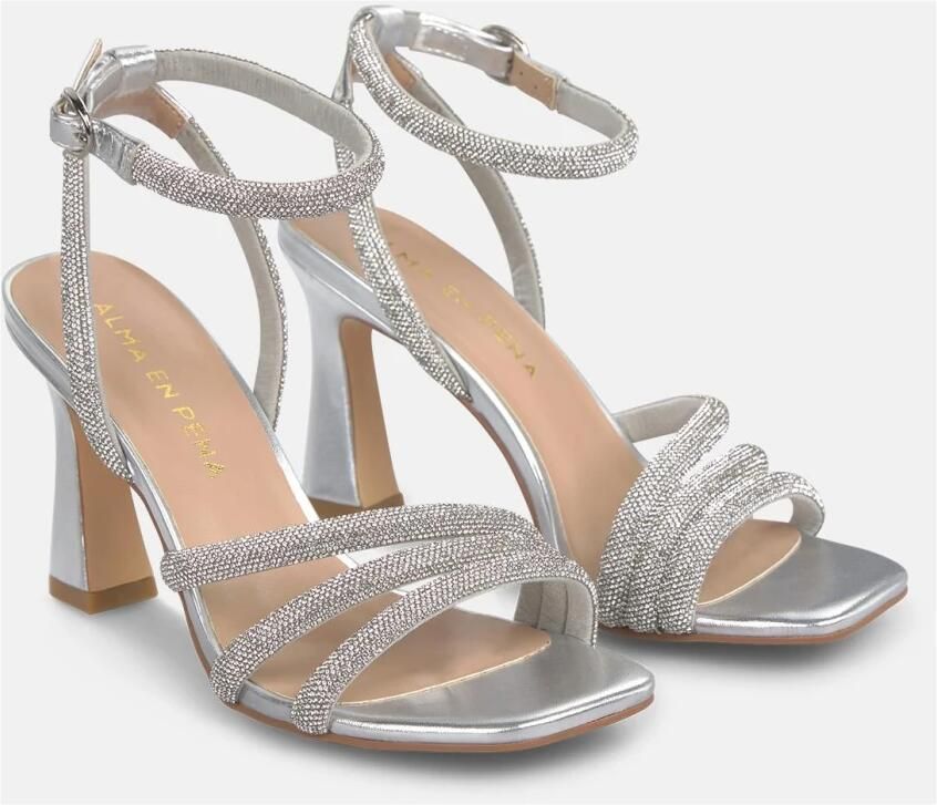 Alma EN Pena Half Sandal met buisvormige bandjes en enkelbandje - Foto 2