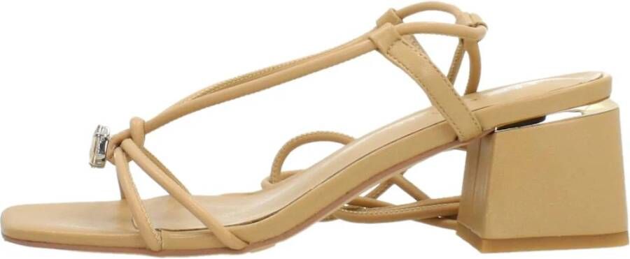 Alma en Pena High Heel Sandals Beige Dames