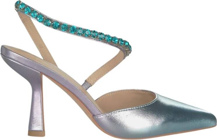 Alma en Pena Hoge hakken met enkelband Blue Dames