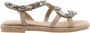 Alma en Pena Slang Ontwerp Beige Sandalen Multicolor Dames - Thumbnail 8
