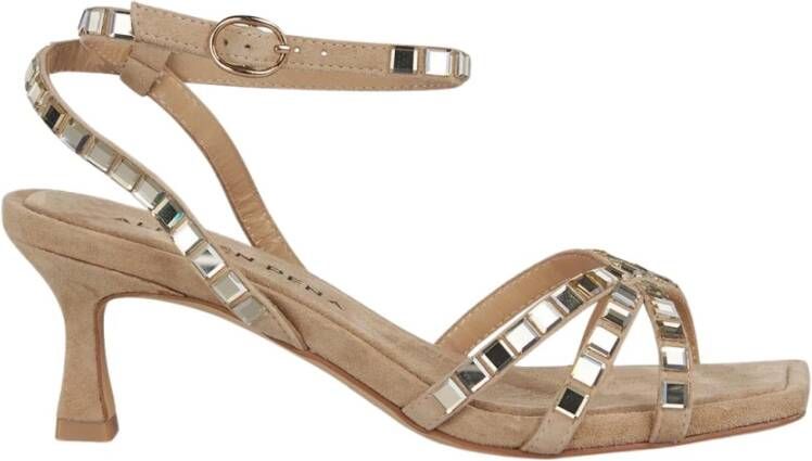 Alma EN Pena Kitten rhinestone sandal