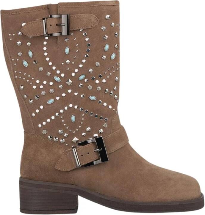 Alma en Pena Kralenlaarsje Brown Dames