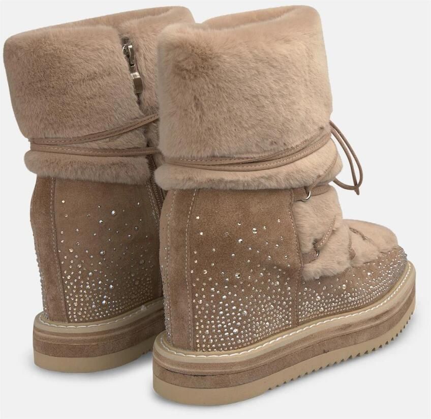 Alma EN Pena Lace-up Fur Bootie - Foto 2