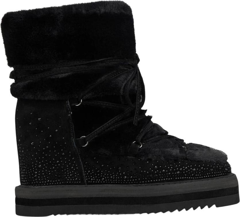 Alma EN Pena Lace-up Fur Bootie