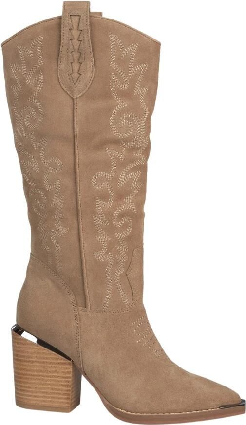 Alma en Pena Leren cowboy laarzen met borduursel Brown Dames - Foto 3