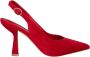 Alma en Pena Leren High Heel Sandal Red Dames - Thumbnail 1