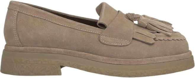 Alma en Pena Tassel platte loafer Beige Dames
