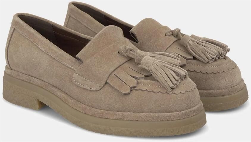 Alma en Pena Tassel platte loafer Beige Dames - Foto 2