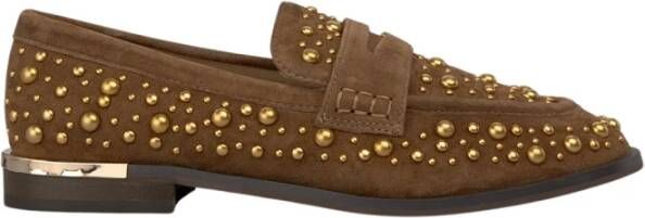 Alma EN Pena Loafers met strass-steentjes