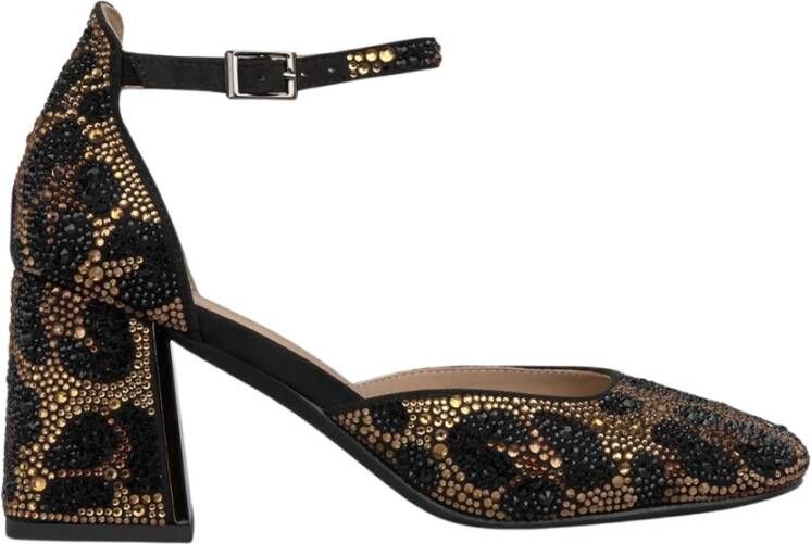 Alma EN Pena Luipaard schoen met sieraden