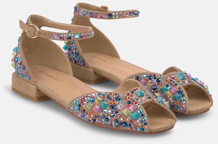 ALMA EN PENA Mesh Schoenen met Strass Band - Foto 2