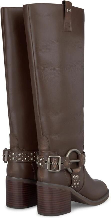 Alma EN Pena Metallic Circle Heel Boot - Foto 2