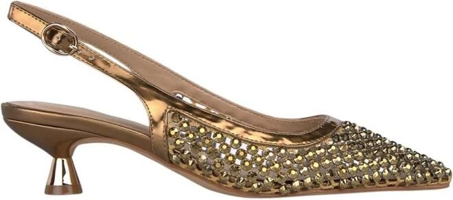 Alma EN Pena Metallic Effect Mesh Slingback Schoen