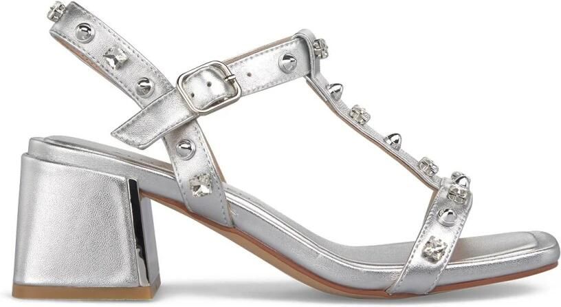 ALMA EN PENA Metallic Sandal Rhinestones