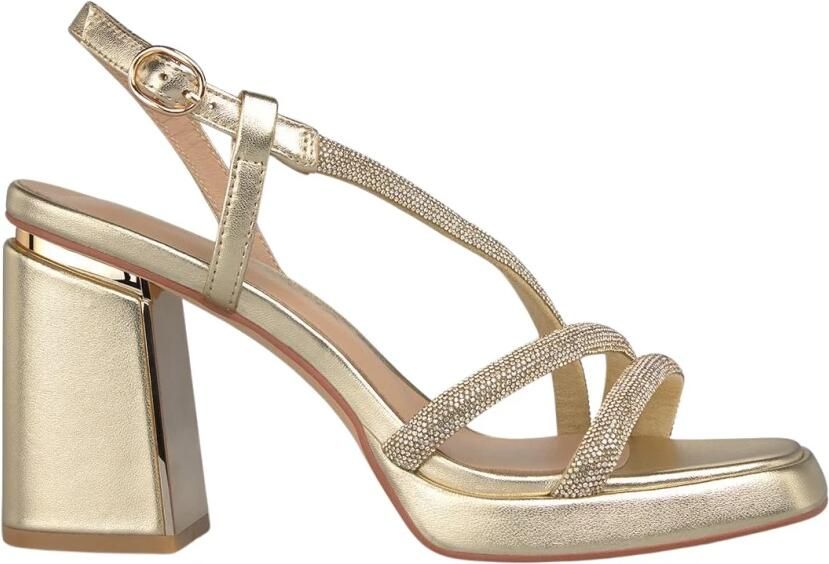 Alma EN Pena Metallic Strappy Sandal