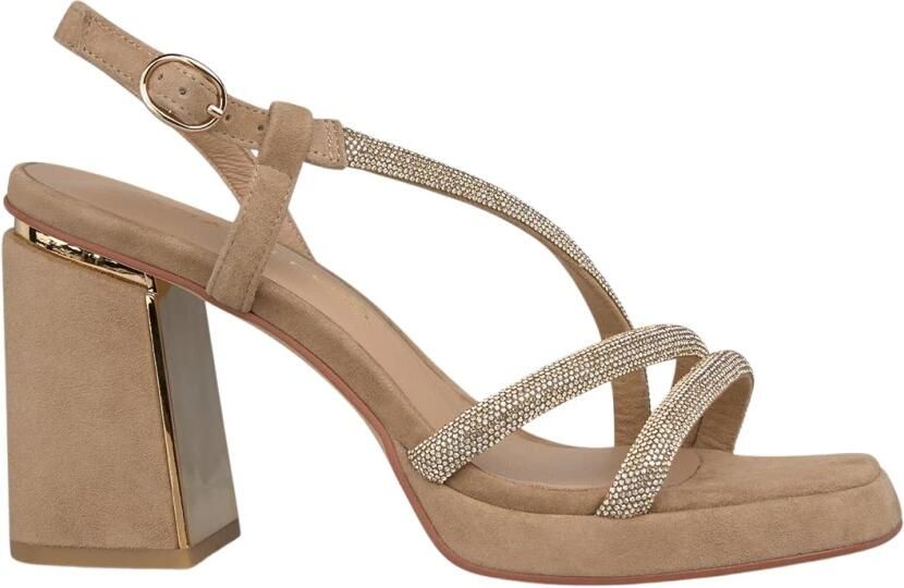 Alma EN Pena Metallic Strappy Sandal