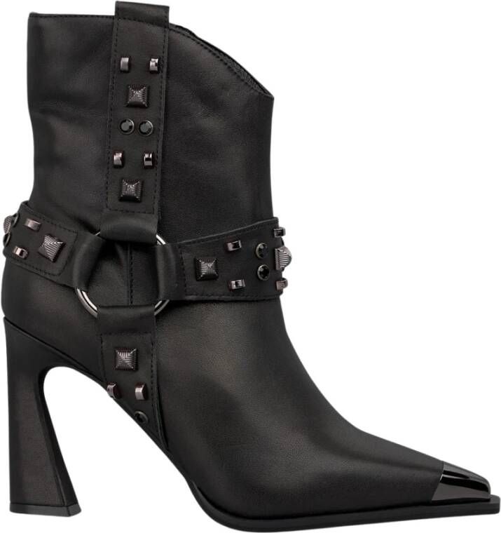 Alma EN Pena Metallic studded bootie